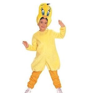 Vintage Rubie's Tweety Bird Looney Tunes Deluxe Costume Child Medium 8-10 New